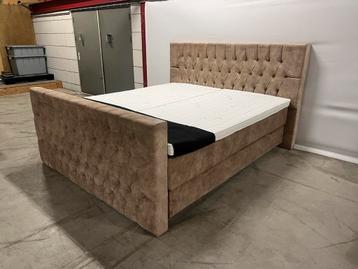 Boxspring 180x200 chesterfield luxe compleet uit fabriek 