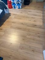 Gratis op te halen: 80m2 kliklaminaat lichtbruin, Ophalen, 50 tot 150 cm, Zo goed als nieuw, 10 m² of meer