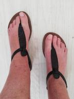 Sandalen maat 39, Zwart, Zo goed als nieuw, Sandalen of Muiltjes, Ophalen of Verzenden
