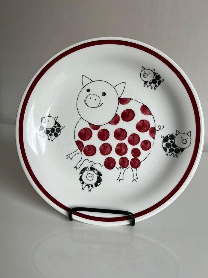 Vintage Rörstrand KNORR Kinderbord Varken Marianne Westman, Antiek en Kunst, Antiek | Servies los, Ophalen of Verzenden