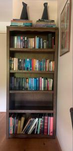 Boekenkast van massief hout, Ophalen, 50 tot 100 cm, 150 tot 200 cm, 25 tot 50 cm
