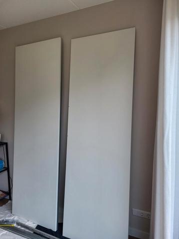 Schuifdeuren Pax kast wit  (2x 75 cm) ikea hasvik