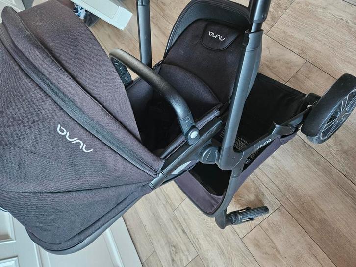 Nuna demi grow antraciet frame, Kinderen en Baby's, Kinderwagens en Combinaties, Gebruikt, Kinderwagen, Overige merken, Duowagen