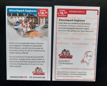 Attractiepark Slagharen entree €18,50 p.p. beschikbaar voor biedingen