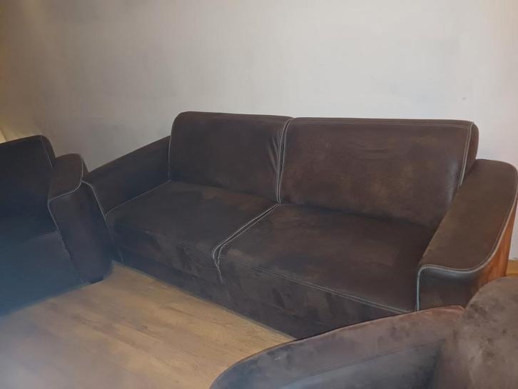 GRATIS AF TE HALEN IN TILBURG
BANKSTEL + STOELEN, Huis en Inrichting, Banken | Bankstellen, Gebruikt, Rechte bank, Vierpersoons of meer