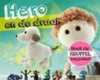 Hero en de Draak, voorleesboek en haakpatronen knuffels, Ophalen of Verzenden, Zo goed als nieuw, Haken, Patroon of Boek