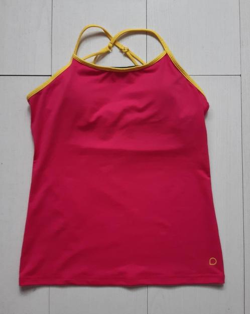 DOM - (yoga) top met geïntegreerde BH-top (NIEUW), Kleding | Dames, Sportkleding, Nieuw, Yoga, Maat 42/44 (L), Roze, Verzenden