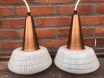 Vintage hanglamp Massive België jaren 60 Louis Kalff Philips, Ophalen of Verzenden, Glas, Minder dan 50 cm, Jaren '60