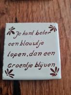 Spreuktegeltjes 5 x 5 cm €1,00, Ophalen of Verzenden