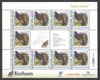 Vogels in Nederland: Korhoen, Postzegels en Munten, Postzegels | Nederland, Na 1940, Ophalen of Verzenden, Postfris
