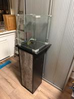 Aquarium met kast, Dieren en Toebehoren, Vissen | Aquaria en Toebehoren, Ophalen, Gebruikt, Leeg aquarium