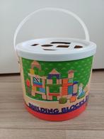 Doos met houten blokken/ blokkendoos/ vormenstoof, Kinderen en Baby's, Speelgoed | Houten speelgoed, Ophalen of Verzenden, Gebruikt