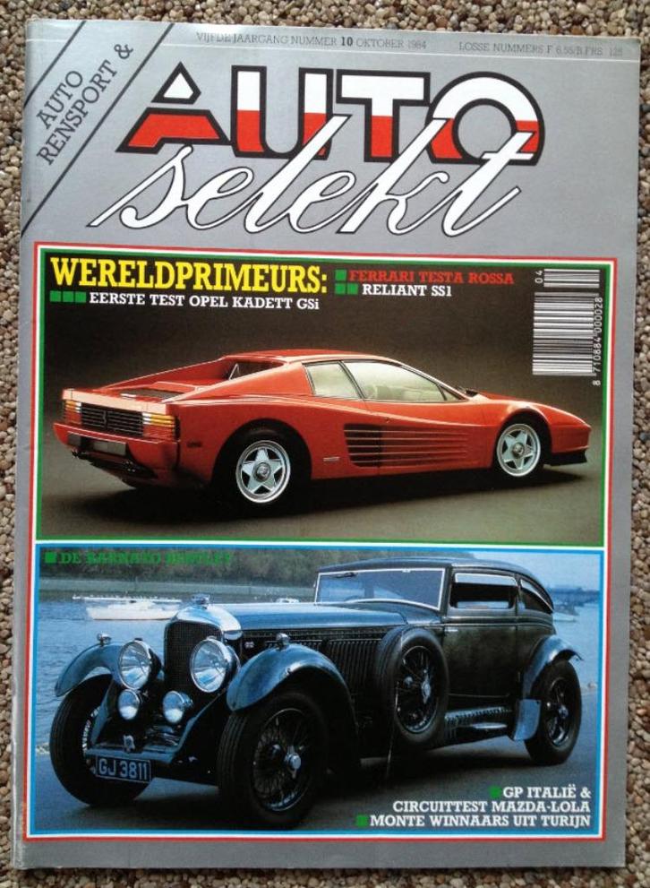 Auto Selekt: Opel Kadett GSi, Ferrari Testa Rossa, Renault 5, Boeken, Auto's | Folders en Tijdschriften, Gelezen, Algemeen, Ophalen of Verzenden