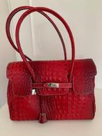 RODE LEDEREN TAS, Ophalen, Nieuw, Rood, Handtas