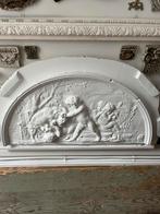 ANTIEK PANEEL IN GIPS PLAASTER FRANS KASTEEL ZGSTAAT!, Antiek en Kunst, Ophalen