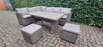 Loungeset beige (3maanden oud), Ophalen, Zo goed als nieuw, Wicker