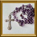 Mooie paarse rozenkrans, Antiek en Kunst, Antiek | Religie, Ophalen of Verzenden