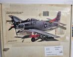 Vintage bouwdoos A-1H Skyraider Monogram 5419, schaal 1:48, Overige merken, Gebruikt, Ophalen of Verzenden, Groter dan 1:72