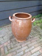Grote oude aardewerk grespot / Keulse pot / bloempot (45 cm), Antiek en Kunst, Ophalen of Verzenden