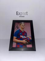 Frenkie de jong gesigneerde foto ingelijst - FC Barcelona, Ophalen of Verzenden, Nieuw, Buitenlandse clubs, Spelerskaart