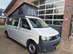 Volkswagen T5 2.0 TDI Camper met hefdak, Caravans en Kamperen, Buscamper of Camperbus, Volkswagen, Tot en met 2, Bedrijf