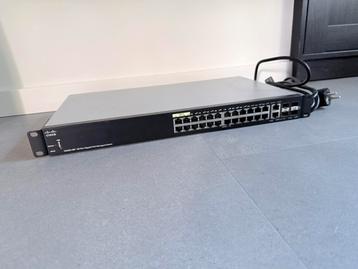 Cisco L3 managed POE switch SG350-28P 28 poorts beschikbaar voor biedingen