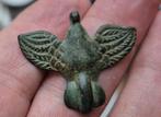 Romeins Gevleugrelde Fallus Hanger Bodemvondst Brons, Antiek en Kunst, Ophalen of Verzenden