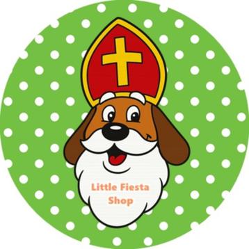 L999 icing frosting sinterklaas hond 20cm eetbare taart top beschikbaar voor biedingen