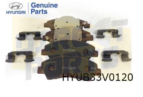 Hyundai i10 (1/17-2/20) remblokset voor (14" velgen) Origine, Auto-onderdelen, Remmen en Aandrijving, Hyundai, Nieuw, Ophalen of Verzenden