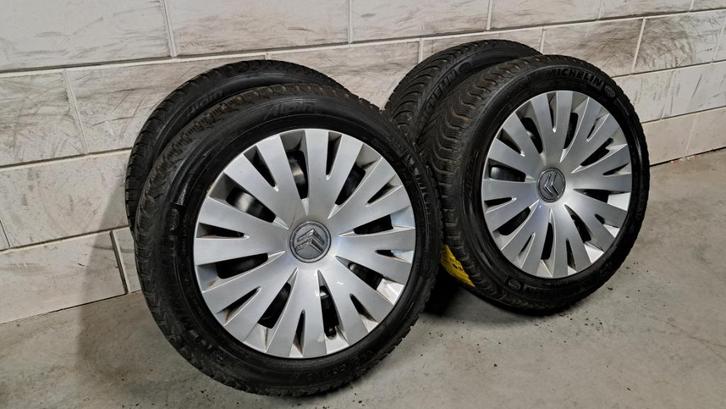 Winterbanden DS3 C3 208 207 Partner Berlingo 195/55/16, Auto-onderdelen, Banden en Velgen, Banden en Velgen, Winterbanden, 16 inch