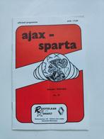 AJAX - Sparta Programma seizoen 1978-79 no 31, Verzenden, Gebruikt, Ajax, Boek of Tijdschrift