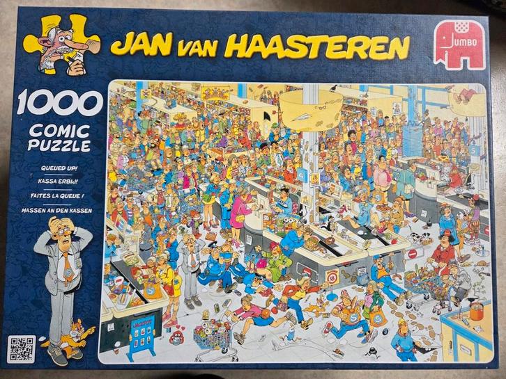 Jan van Haasteren 1000 stukjes, Hobby en Vrije tijd, Denksport en Puzzels, Zo goed als nieuw, Legpuzzel, 500 t/m 1500 stukjes