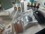 Wimper en wenkbrauw volledige set!, Ophalen of Verzenden, Zo goed als nieuw, Zwart, Handen en Nagels