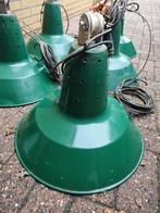 Vintage industriële lampen., Ophalen, Gebruikt, Metaal, Minder dan 50 cm