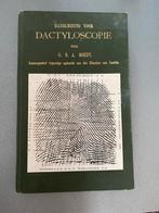 Handleiding voor dactyloscopie door G. H. A. Hoedt, Boeken, Ophalen of Verzenden, Gelezen, Overige wetenschappen