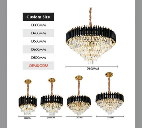 Nieuw in doos kroonluchter, Huis en Inrichting, Lampen | Kroonluchters, Nieuw, Glas, Ophalen
