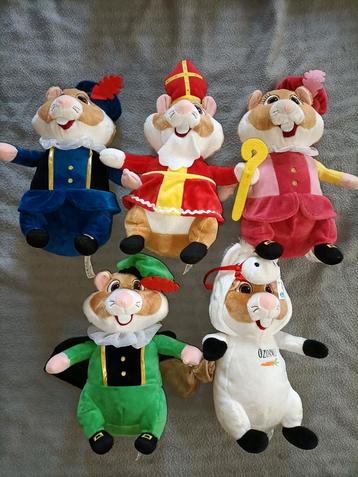 Ah hamster Sinterklaas, paard Ozosnel en 3 pieten  beschikbaar voor biedingen