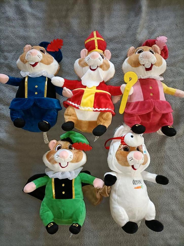 Ah hamster Sinterklaas, paard Ozosnel en 3 pieten, Diversen, Sinterklaas, Ophalen of Verzenden