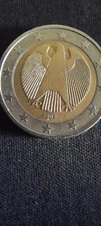 Duitse 1 en 2 euromunt uit 2002, Postzegels en Munten, Munten | Europa | Euromunten, Ophalen, Duitsland, 2 euro