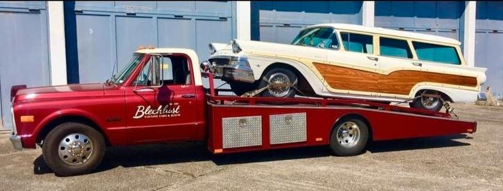 Chevrolet C30 1968 oprijwagen LPG ambulance C10 C20 apk vrij, Auto's, Oldtimers, Particulier, Chevrolet, LPG, Handgeschakeld, Rood