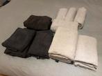 Handdoeken set: Grijs & Wit - Diverse merken, Ophalen, Gebruikt, Grijs, Handdoek