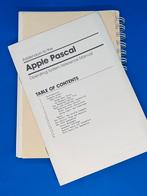 Apple II Apple Pascal Manual, Computers en Software, Vintage Computers, Ophalen of Verzenden, Apple