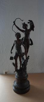 Standbeeld Jacht met kookpot, pijl en boog, Antiek en Kunst, Ophalen