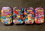 4x Mega Heroes Tin Sealed! Mega Evolution Pokemon TCG, Ophalen of Verzenden, Nieuw, Overige typen, Foil