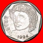 * EFFIGY (1994-1995): BRAZIL 25 CENTAVOS 1994!, Postzegels en Munten, Munten | Amerika, Zuid-Amerika, Losse munt, Verzenden