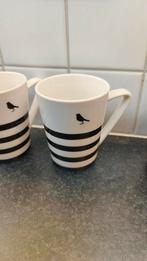 Dutch Rose Mokken Set van 4, Huis en Inrichting, Keuken | Servies, Keramiek, Ophalen of Verzenden, Zo goed als nieuw, Overige stijlen