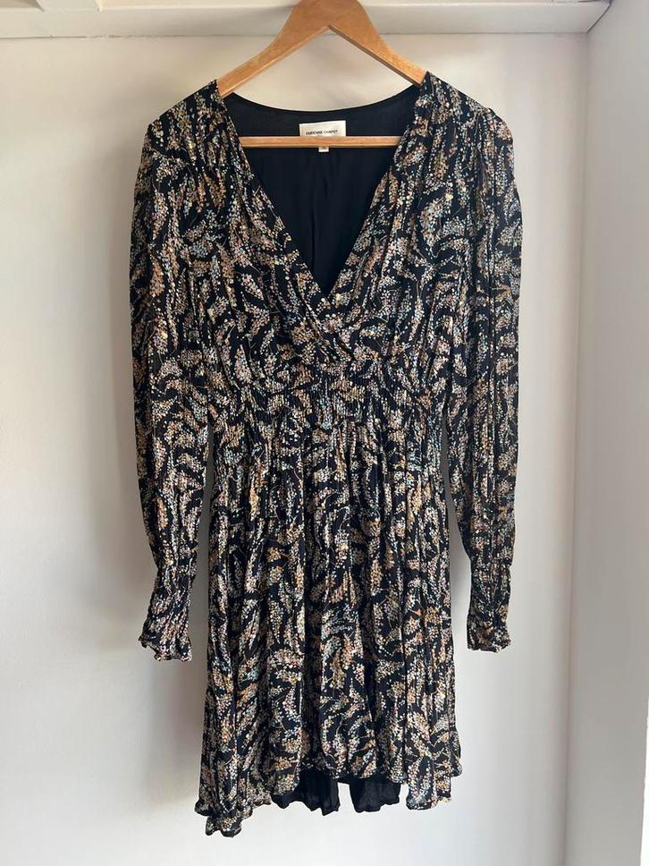 Fabienne Chapot Jurk - Maat 40, Kleding | Dames, Jurken, Zo goed als nieuw, Maat 38/40 (M), Zwart, Boven de knie, Ophalen of Verzenden