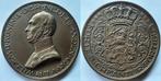 Penning Koning Willem II, Postzegels en Munten, Penningen en Medailles, Nederland, Brons, Verzenden