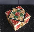 Stenen Onderzetters met Houder, Ophalen of Verzenden, Gebruikt, Glas of Kopje