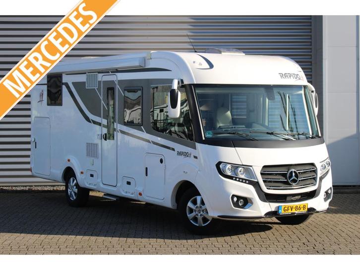Rapido M96 Mercedes 170PK Hydraulisch Levelsysteem Lithium, Caravans en Kamperen, Campers, Bedrijf, tot en met 4, Integraal, Rapido